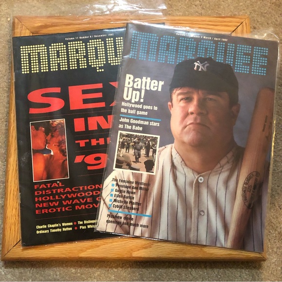 Canadian Movie Magazine Marquee - How great would these look in the movie room? - Picture 2 of 9